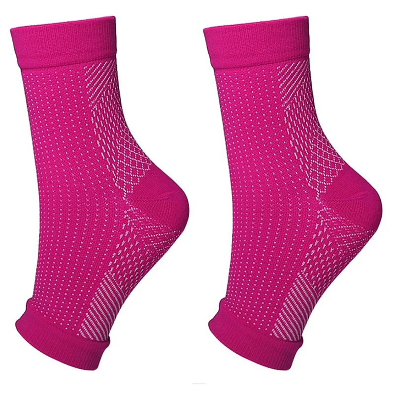 1 Paar Knöchelbandagen für Erwachsene Schmerzlinderung Knöchelschwellung Neuropathie-Socken Verletzungserholung Schutz Knöchel-Sport-Kompressionssocken – Detail 6