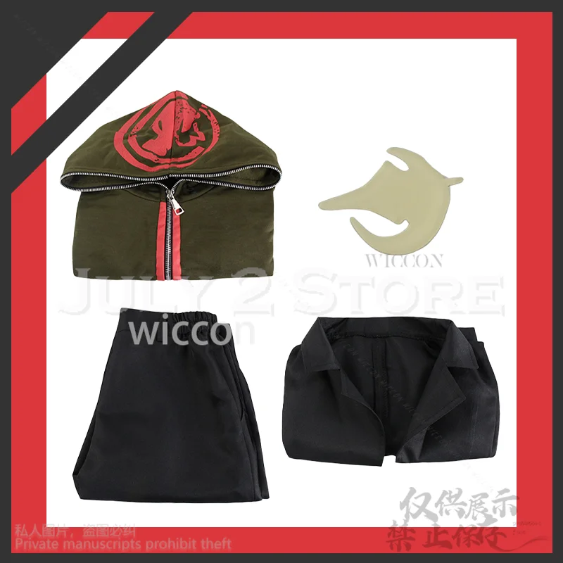 Anime Super Naegi Makoto Danganronpaaa Cosplay chaqueta verde y negra pantalones Cutecore uniforme pelucas para fiesta de Halloween disfraz