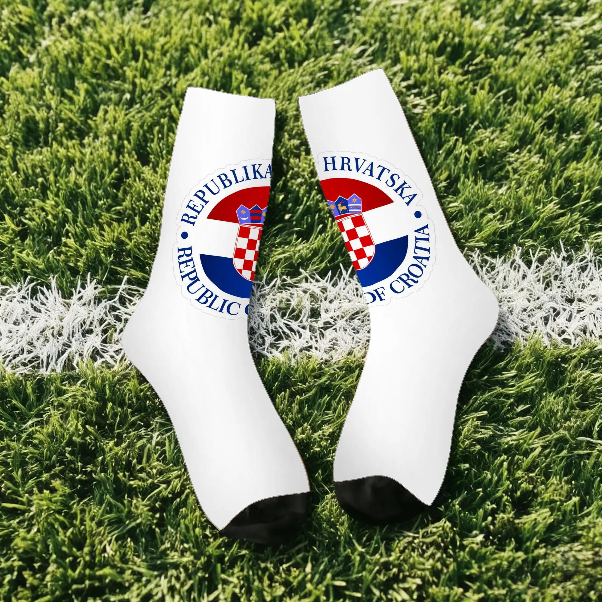 Hip Hop Retro Croatia Crazy Men's compression Socks Unisex  Harajuku Seamless Printed Funny Sock Match Day Essentials