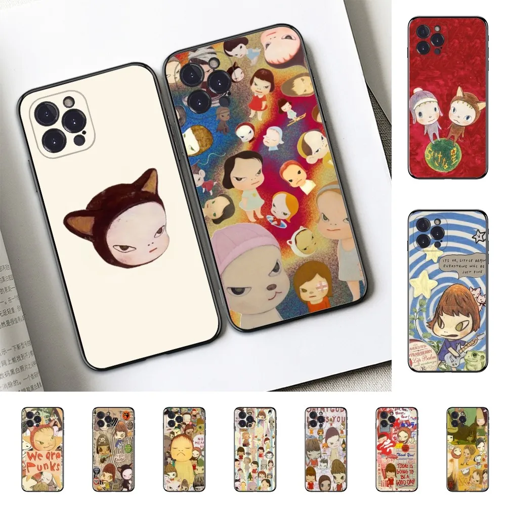 N-Nara Y-Yoshitomo Phone Case For Redmi 5 6 7 8 9 10 plus pro 6 7 8 9 A GO K20 K30 K40 pro plus F3 Fundas