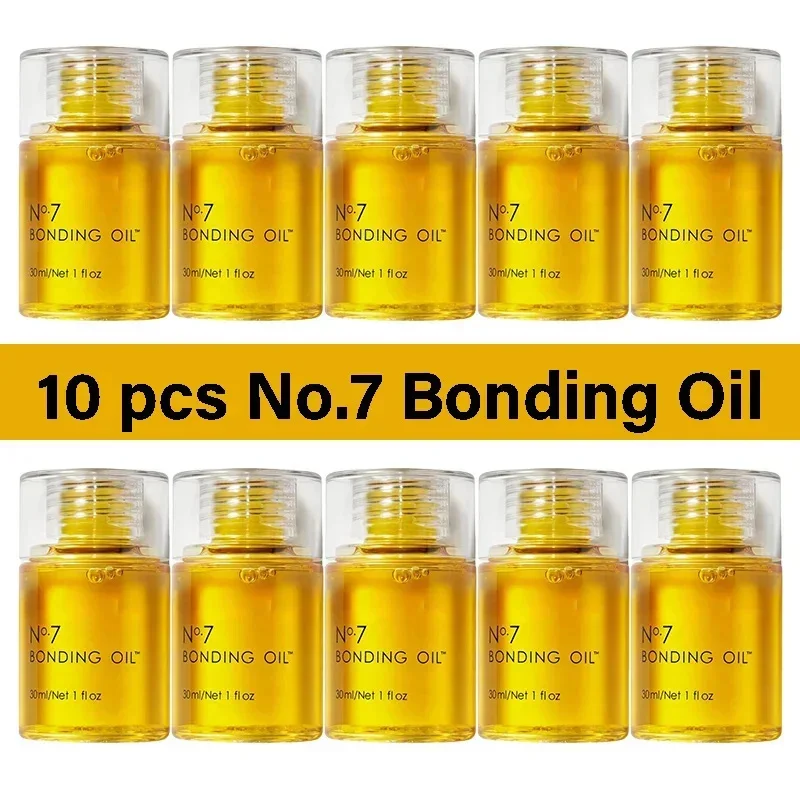 30ml No. 7 aceites adhesivos, reparación Original del cuidado del cabello, acondicionadores de aceite esencial dañados, aumenta el brillo, suavidad, Color Vibrancy Frizz