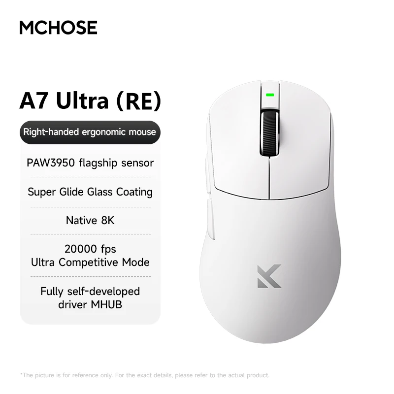 MCHOSE A7 Ultra RE Wireless Esports Gaming Mouse Wireless/Wired