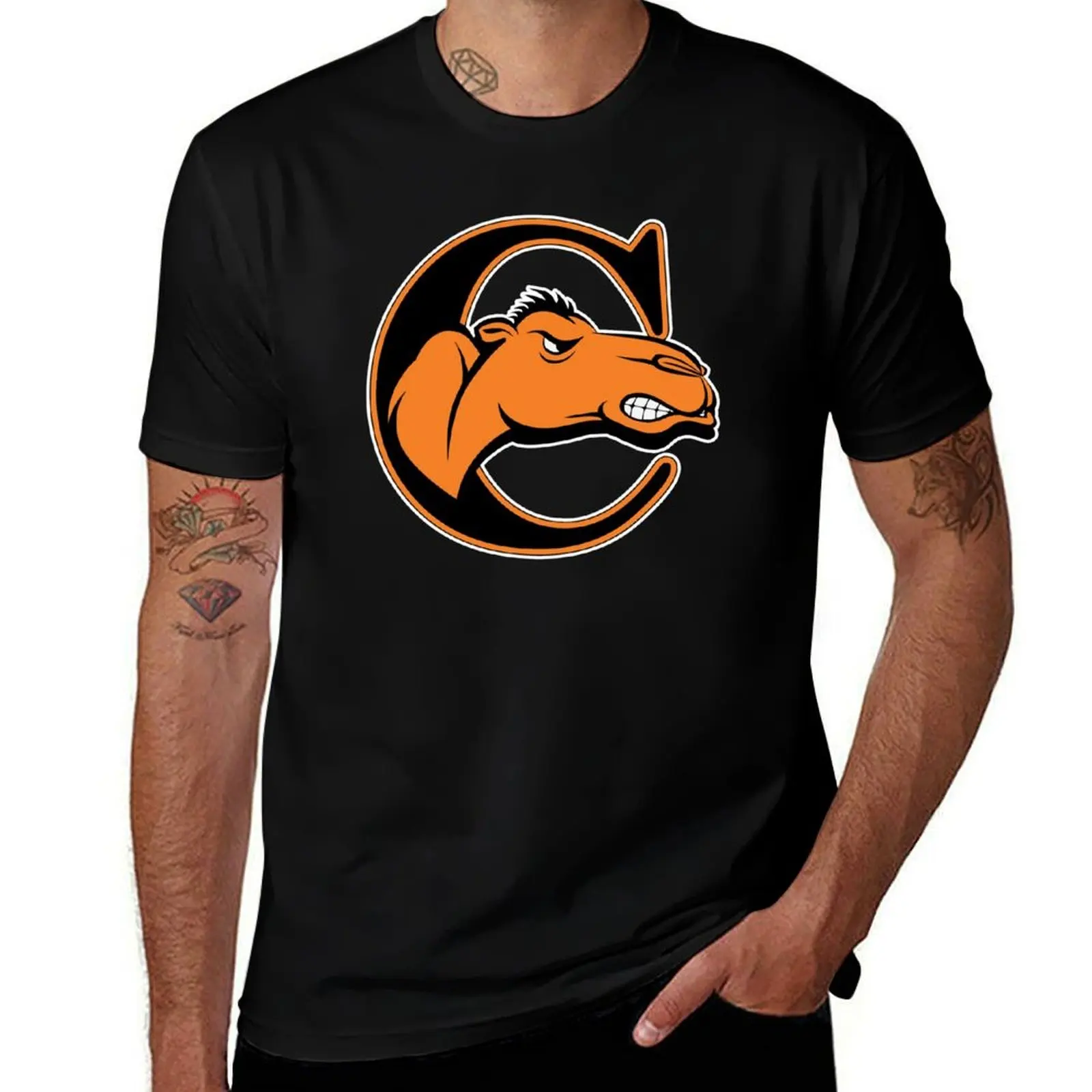 Campbell Fighting Camels T-Shirt Work Wear Lightweight Tee