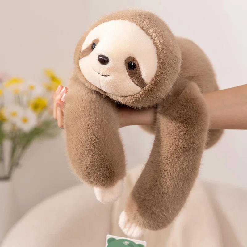 High-Quality Healing Plush Toy Forest Animal Long Arm Panda Koala Sloth Animal Home Decoration Kawai Accompany Christmas Gifts