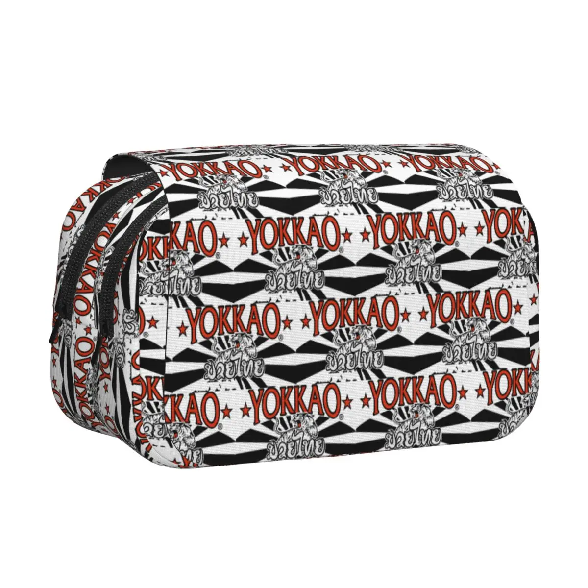 Yokkao Muay Thai Logo Pencil Cases Pencil Pouch Hard Shell Leather Big Capacity Pen Box Pencil Bag for Boy Girl Gifts