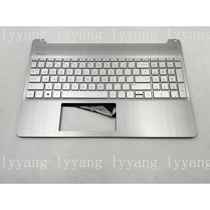 

f For HP Notebook 15S-FQ Palmrest Top Cover UK Keyboard Silver L63578-031