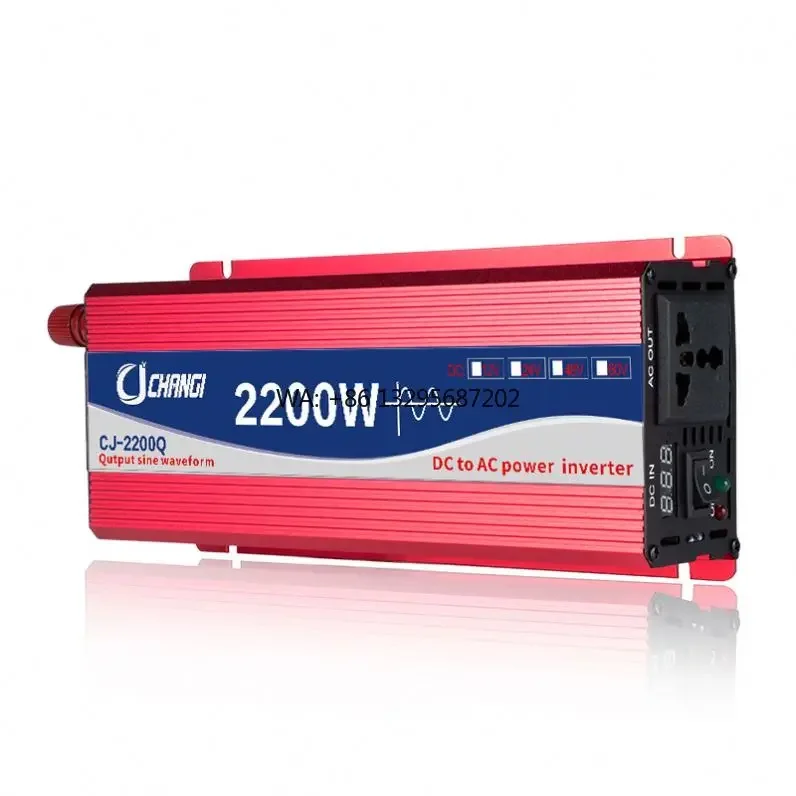 

2200W Pure Sine Wave Solar Power Inverter 10 Amp Home Inverter Inverter & Converter for Solar Power Applications