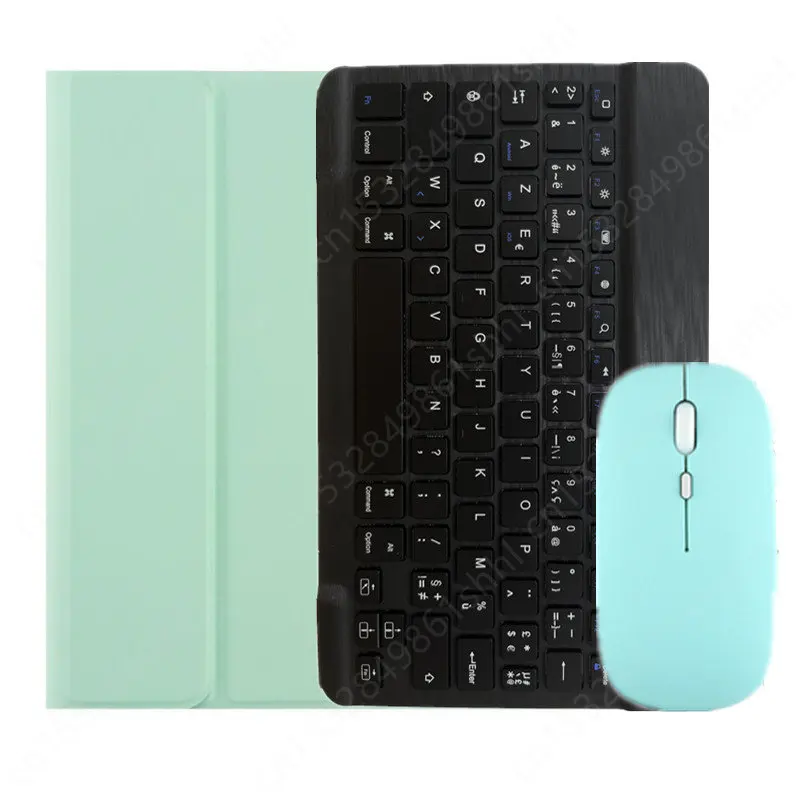 Imagem -04 - Clavier Azerty Keyboard Case Capa para Samsung Galaxy Tab s6 Lite Russo Espanhol 10.4