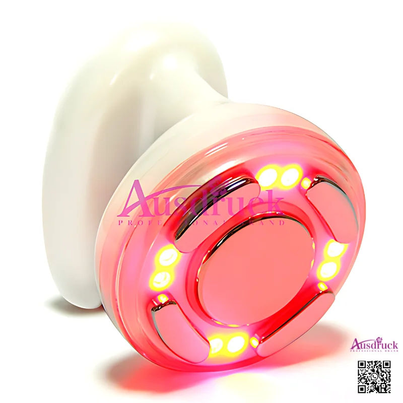 Wielofunkcyjne mini urządzenie ultradźwiękowe do kawitacji, radiofrekwencji (RF) z czerwonym światłem LED do napinania skóry i odchudzania