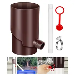 Water Collection Barrel UV Resistant Rainwater Collector Kit Portable Rain Barrels To Collect Rainwater From Gutter For Car