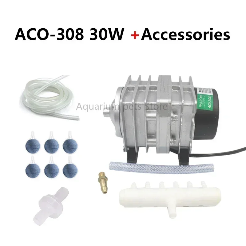 220 V Hailea Externe High Power AC E-magnetische Luchtpomp Visvijver Zuurstof Pomp Compressor voor vijver Luchtbeluchter Pomp ACO-208 308