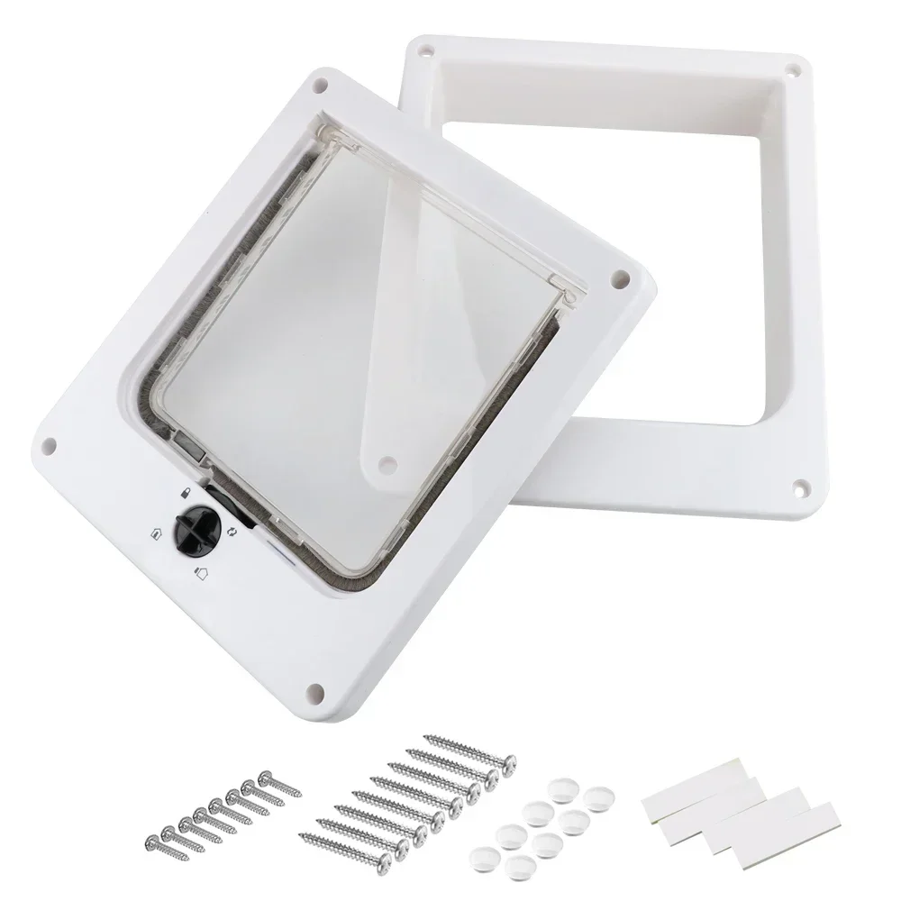 

Pet Door with Access Direction Control, Cat Kennel Pet Supplies,Environmentally Friendly Materials