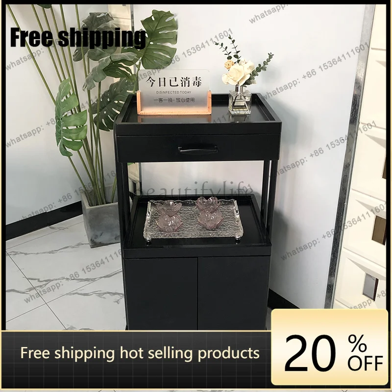 customizable Trolley Luxury Unique Premium Aesthetic Organizers Trolleys Modern Storage Carrito Peluqueria Salo