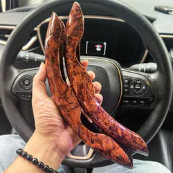 2PCS Car Steering Wheel Cover Anti-skid Booster Cover Interior Auto Accessories For Seat lbiza Leon Arona Ateca Tarraco