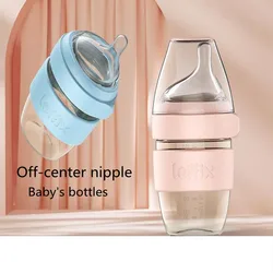 150ml Baby bottles  borosilicate Glass Newborn Feeding Bottle Anti-Colic Breast-Like Nipple bottle For Infant Milk cup