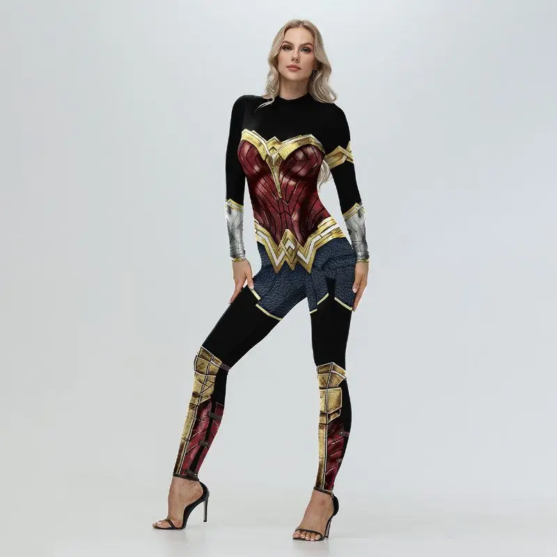 로우인 코스프레 점프수트 의상 타이트 수트 크로스보더 로우인 원피스 수트 여성 민족 무대 의상