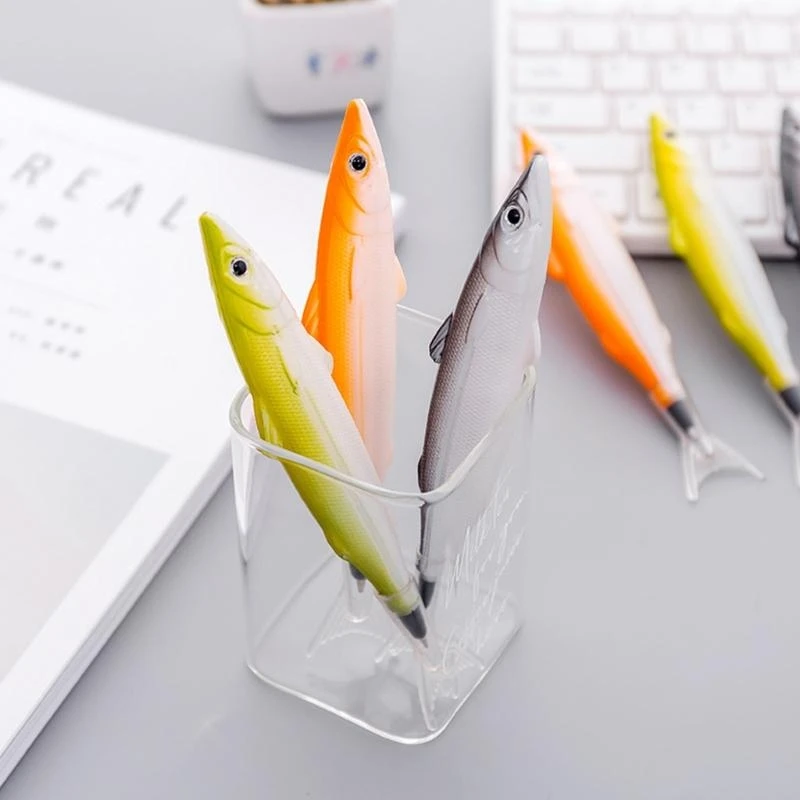  Creative Fish-shaped Design Ballpoint Pen Party Supply for Restaurant Office
