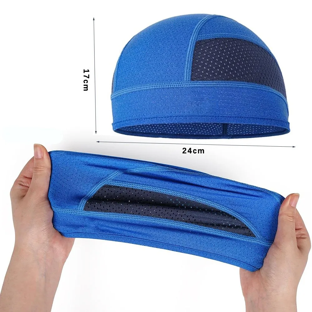 خوذة جديدة قابلة للتنفس قبعة داخلية سريعة الجفاف خوذة بسيطة قبعة امتصاص العرق قبعة شبكية ركوب الخيل في الهواء الطلق