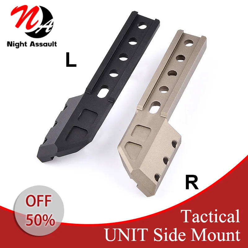 

Weapon Airsoft UNIT Side Mount Kit M300 M600 Surefir Flashlight Fit 20mm Picatinny Rail Hot Button Switch Base