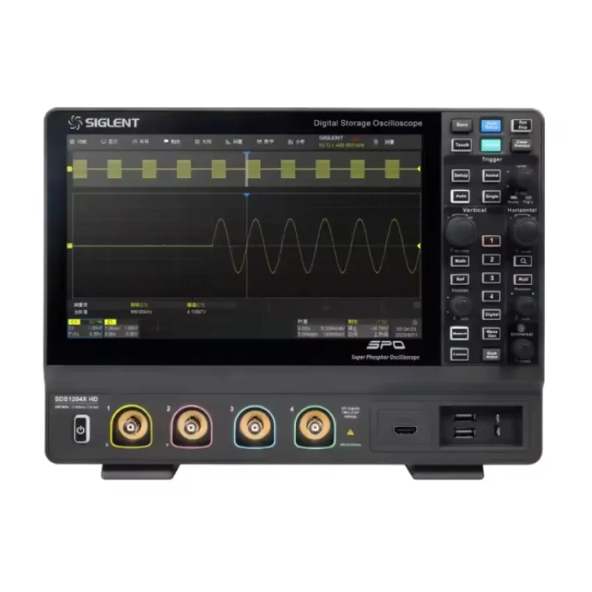 SIGLENT High Resolution Digital Storage Oscilloscopes SDS1102X/SDS1204XHD 200 MHz Bandwidth 2 GSa/s Sample OEM 10.1