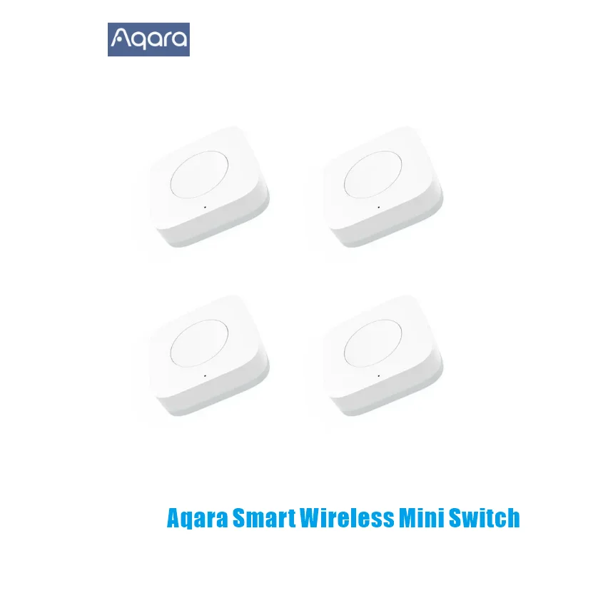 Aqara Smart Wireless Mini Switch Key Zigbee Connection Remote One Key Control Button Home Security Mihome Homekit