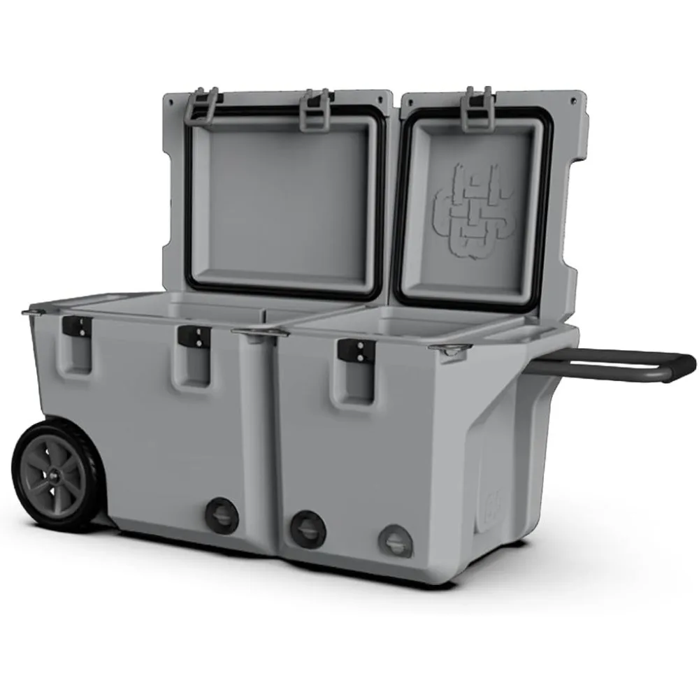 

65qt Freedom Series Roto-Molded Cooler - Ice Chest - Heavy-Duty, High-Performance Ice Retention, Portable for Outdoor