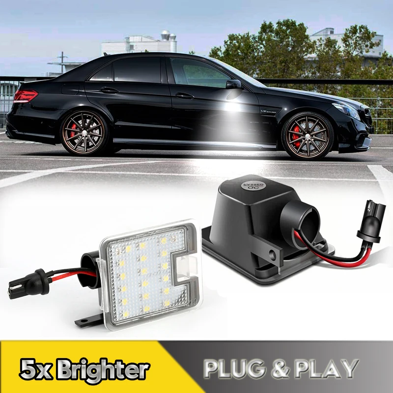 

2x For Ford Focus C-Max S-Max Galaxy Escape LED Under Side Mirror Lights Puddle Welcome Lamps Mondeo Kuga Canbus OEM#CV6Z13B375A