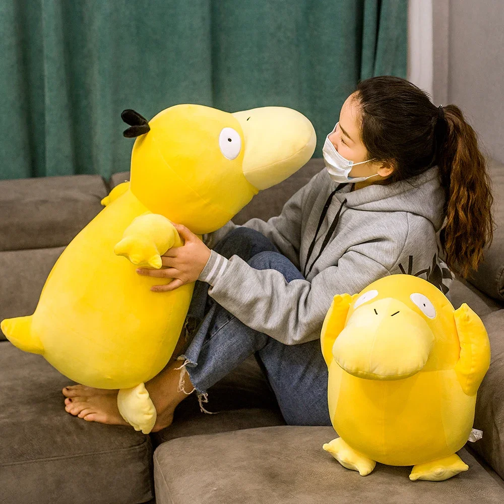 Large sized Pok é mon Psyduck plush toy Charmander yellow duck plush stuffed animal toy Gengar children's gift