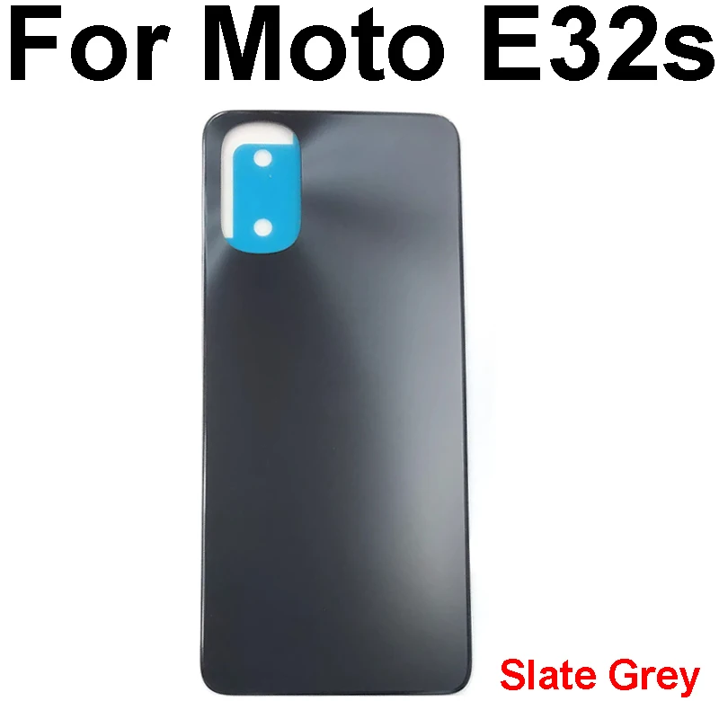 Achterste Batterij Deur Behuizing Voor Motorola Moto E22 E22i E32 E32 Back Accu Behuizing Case Back Cover Onderdelen