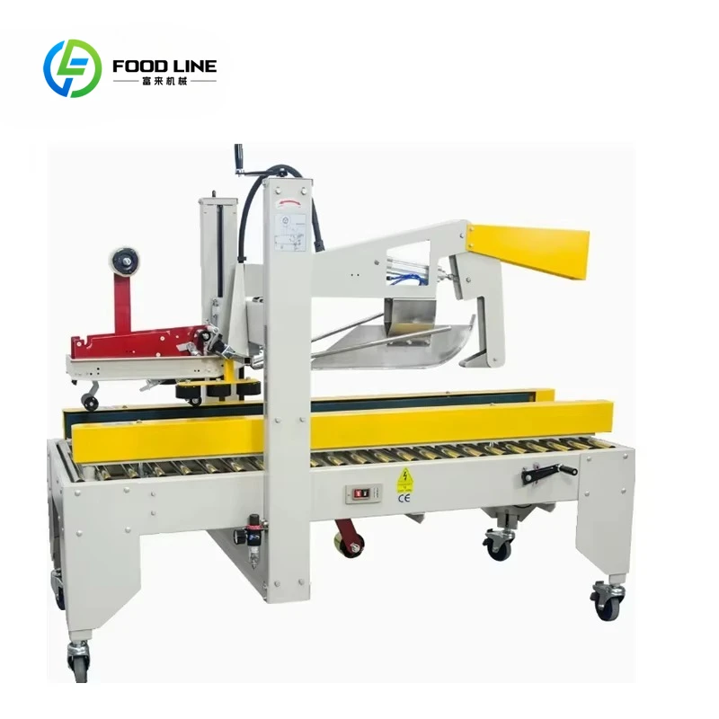 Customized Electric Automatic Carton Box Sealing & Folding Machine Filling Labeling Wrapping for Food Packaging Paper Material