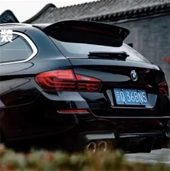 SPOILER CAP For BMW 5 F11 535i Msport 2010-2017 Carbon Fiber Car Wing Rear Roof Spoiler for BMW 5 series Touring (F11) M Sport