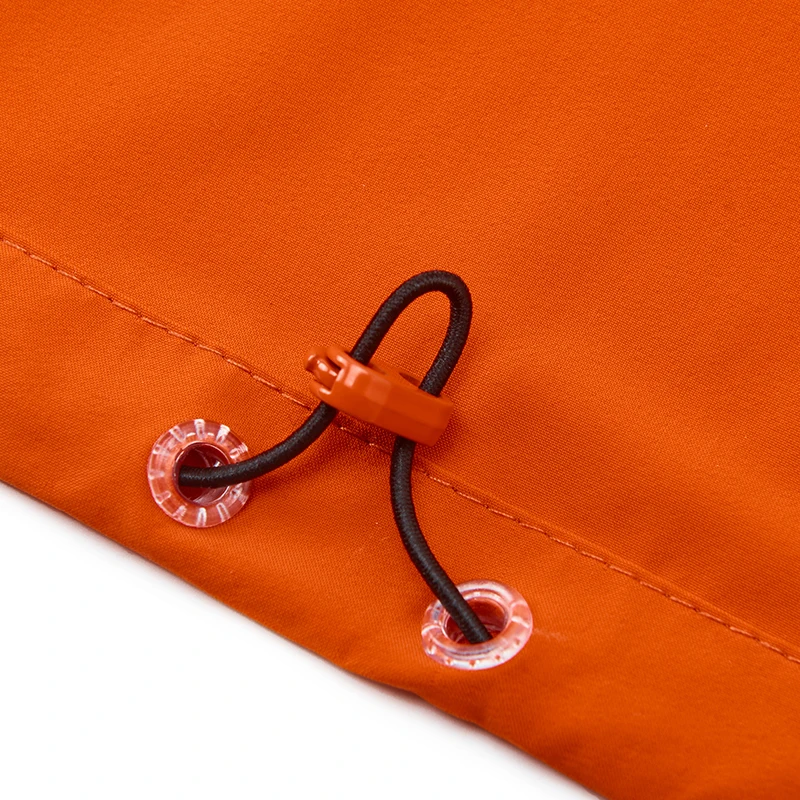 LNGXO Men's Women's Hiking Rain Coat Sun Protective Camping Trekking Waterproof Jacket Unisex Stretch Two-Way Zipper Windbreaker - Image 6