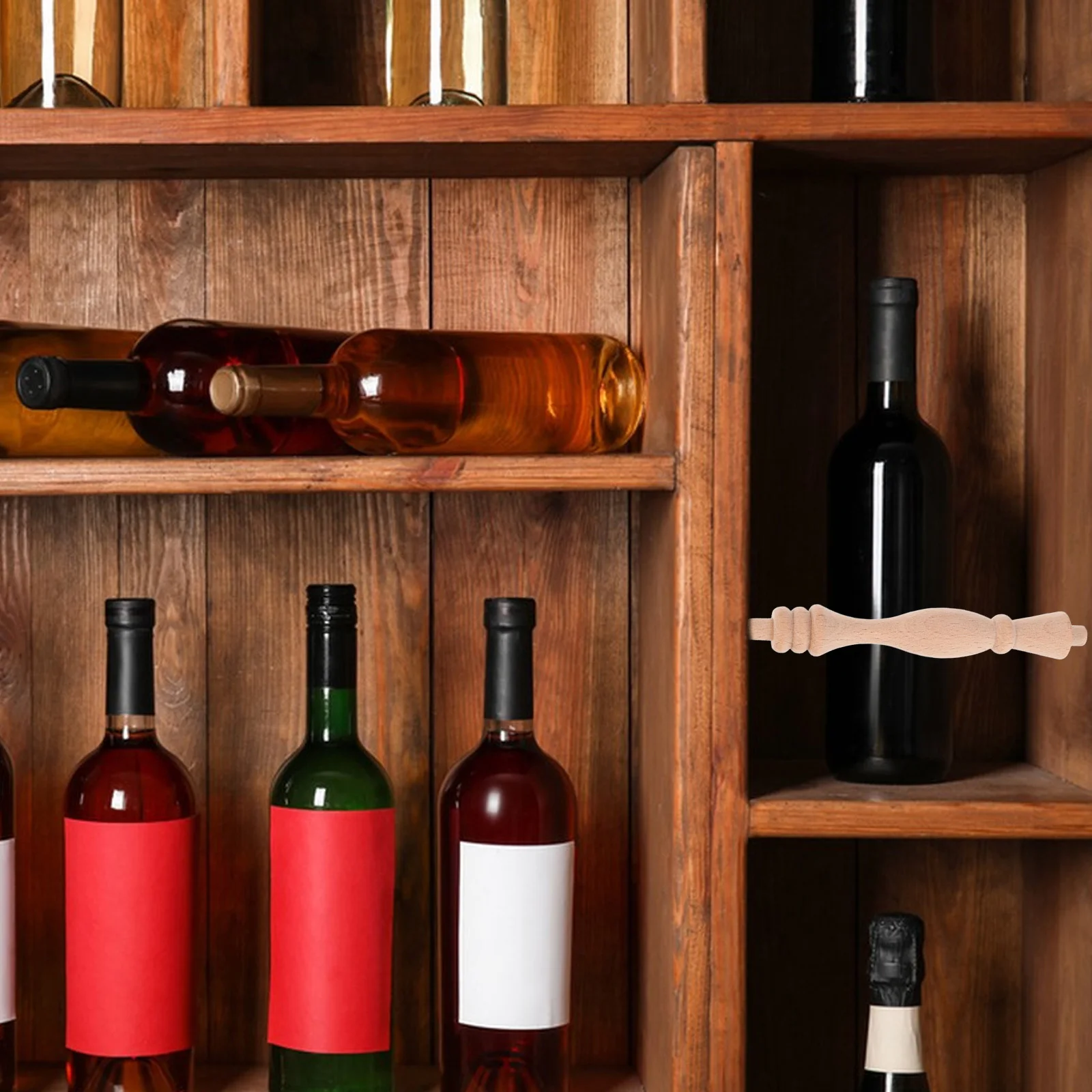 2 шт. незаконченный деревянный столб для хранения вина