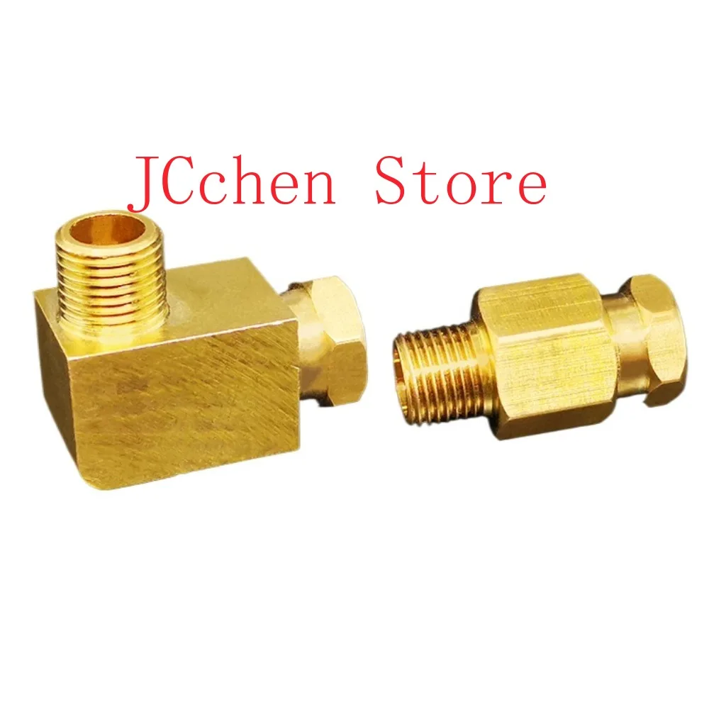 

Straight Elbow 1/8" 1/4" BSP M4 M5 M6 M8 M10 Metric Male 4 6 8mm Compression Oil Tube Brass Pipe Fitting Oil Lubrication System