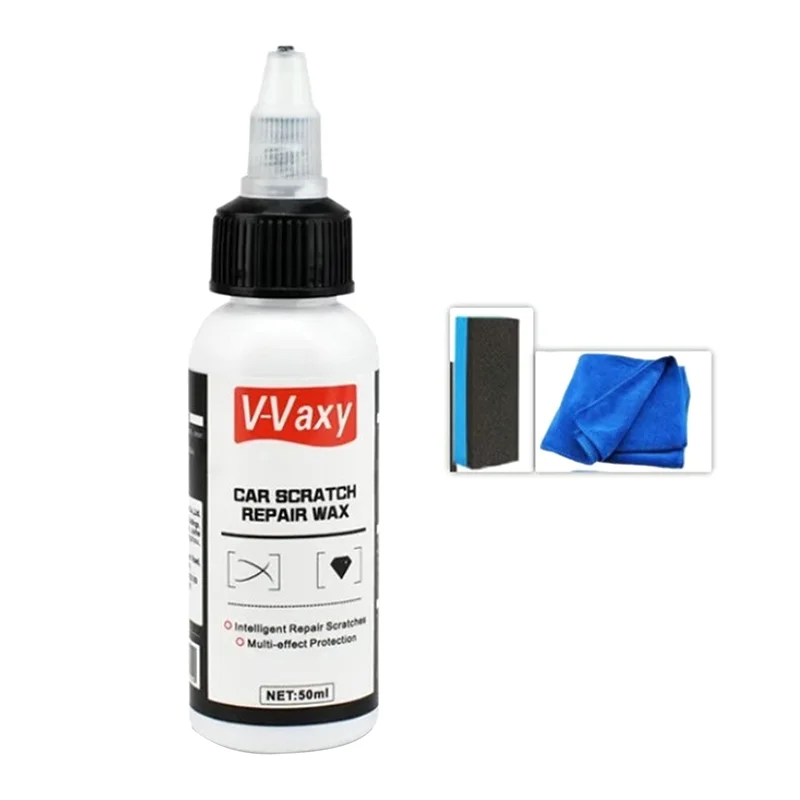 50ml Car Scratch Remover Wax Polishing Compound Auto Wheel Hub Rust Cleaning Agent V-Vaxy Car Scratch Repair Polishing Wax