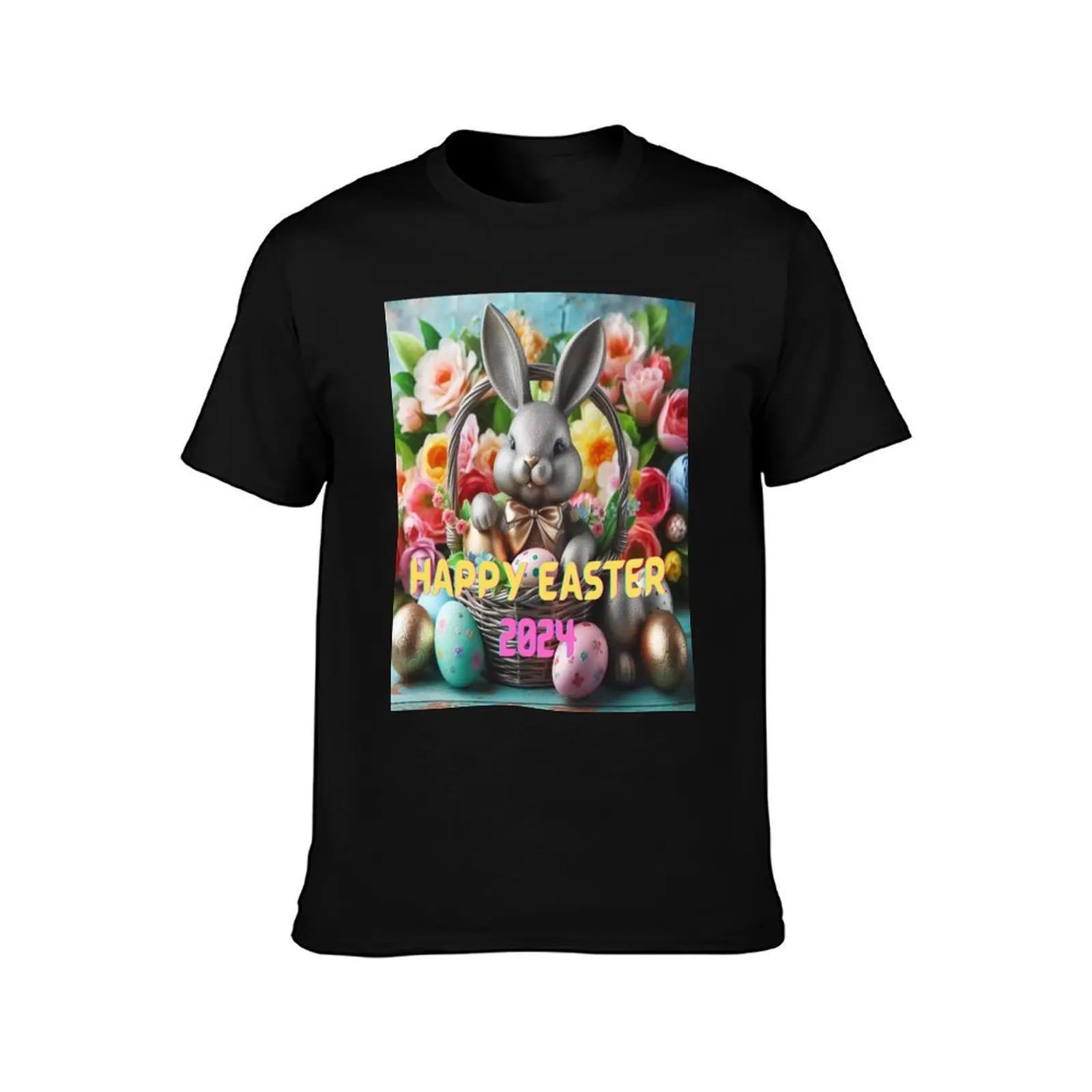 Happy Easter From AI & Me T-Shirt High Elasticity Sports T-Shirt