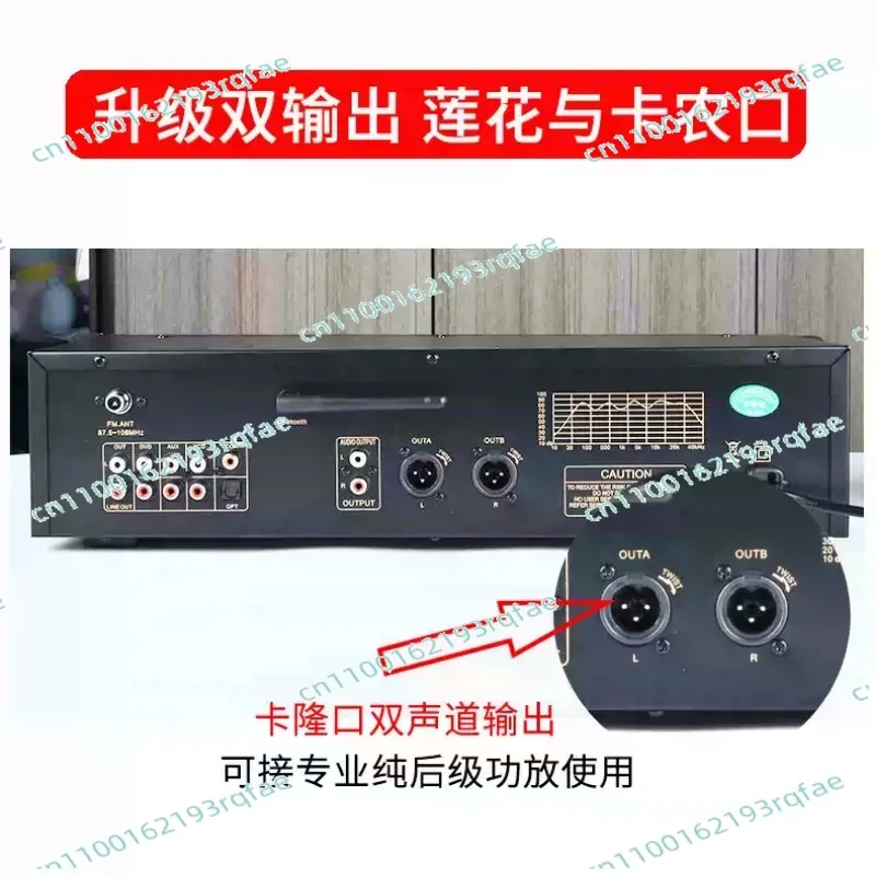 2 in 1 Bluetooth Optical Coaxial KTV Anti Howling Preamp  Professional 31 Band HiFi Equalizer Effects Processor