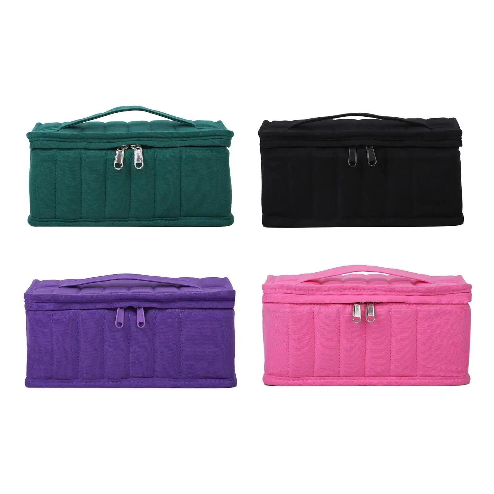 Essential Oil Storage Bag Storage Organizer Portable Nail Polish Salon Oil Container Travel Bag Box Tool Storage Essential