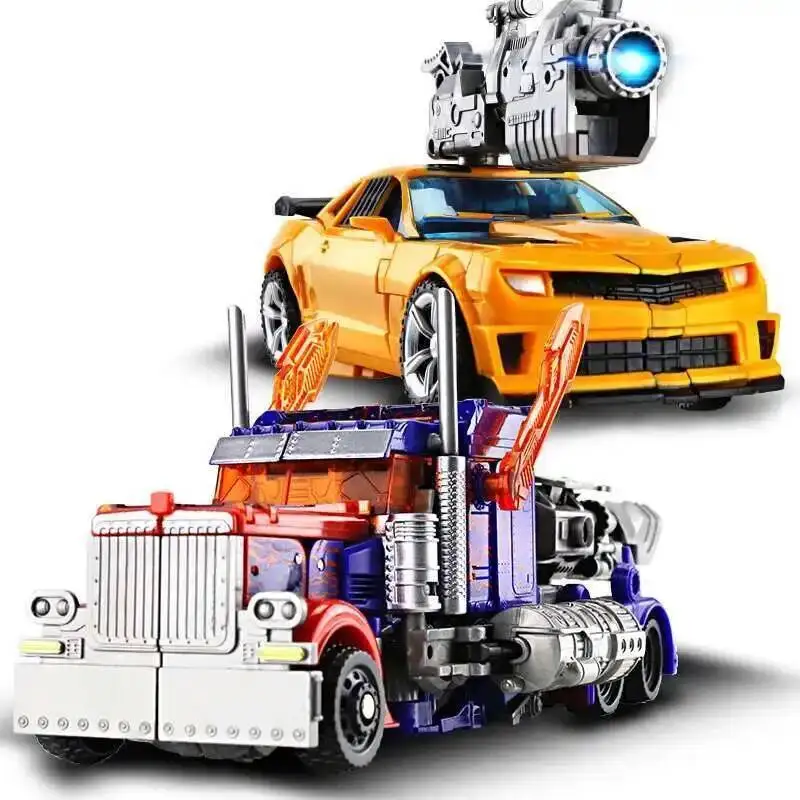 Transformation Action Figure Toy Masterpiece OP Commander Prime Bumble Bee Movie Model 18cm Alloy Deformation Car Robot Gift Kid