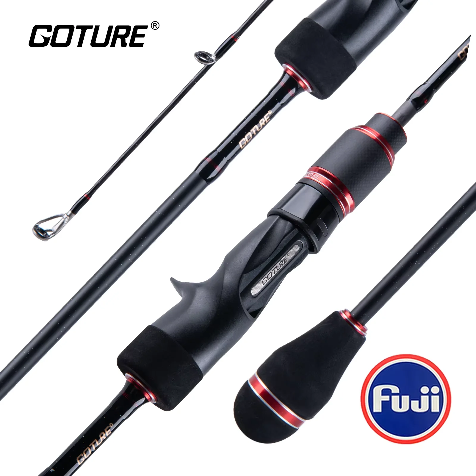 Goture POLLUX Slow Jigging Fishing Rod Ultralight Carbon Spinning Casting with 100% Fuji Guide Ring M/MLPower Saltwater Boat Rod