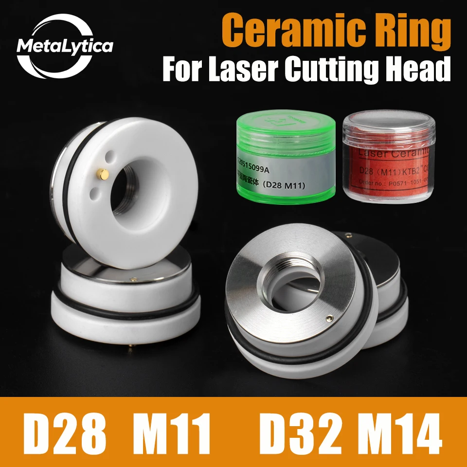 MetaLytica Laser Ceramic Ring D28mm D19.5 D32 Fiber Laser Cutting Head Nozzle For Fiber Cutting Head BT230 240 BM110 ﻿