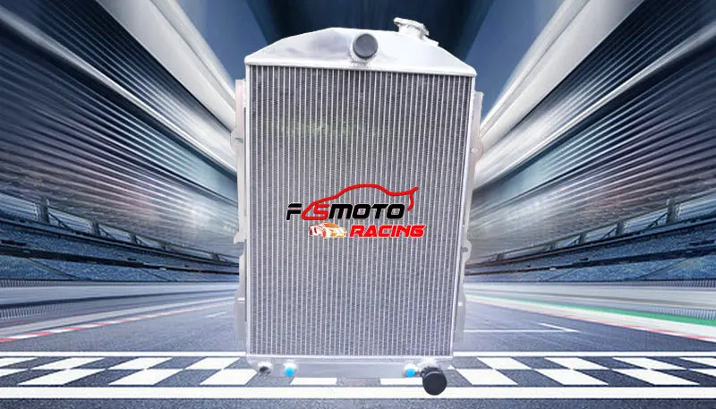 Aluminum Radiator For Chevrolet CHEVY HOT / STREET ROD 350 5.7L V8 W/Tranny Cooler 1938 38