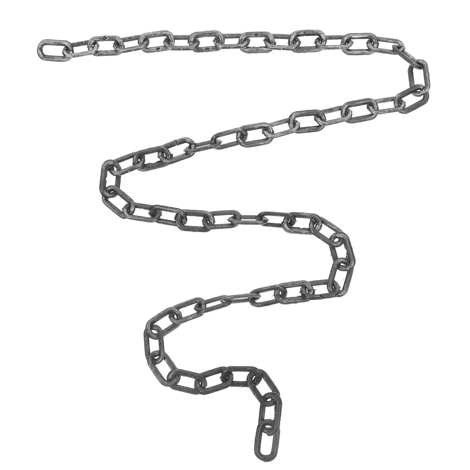 سلسلة وهمية لحفلة الهالوين 1 قطعة سلسلة بلاستيكية الدعامة الديكور منزل مسكون تأثيري حلي ملحق 1 متر مخيف