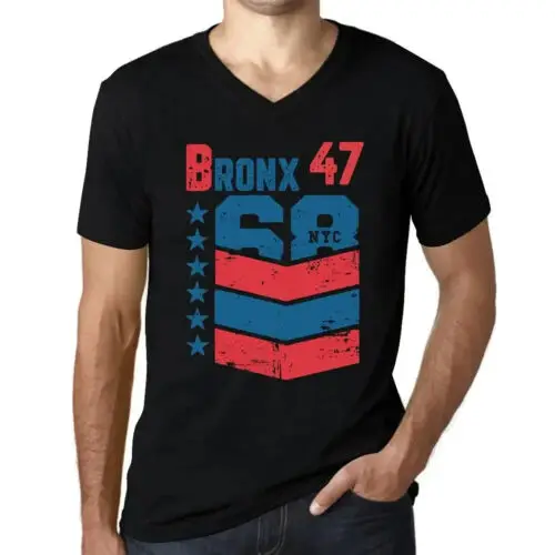 Heren Grafisch T-Shirt Bronx 47 Cadeau voor 47ste Verjaardag 47ste Jubileum