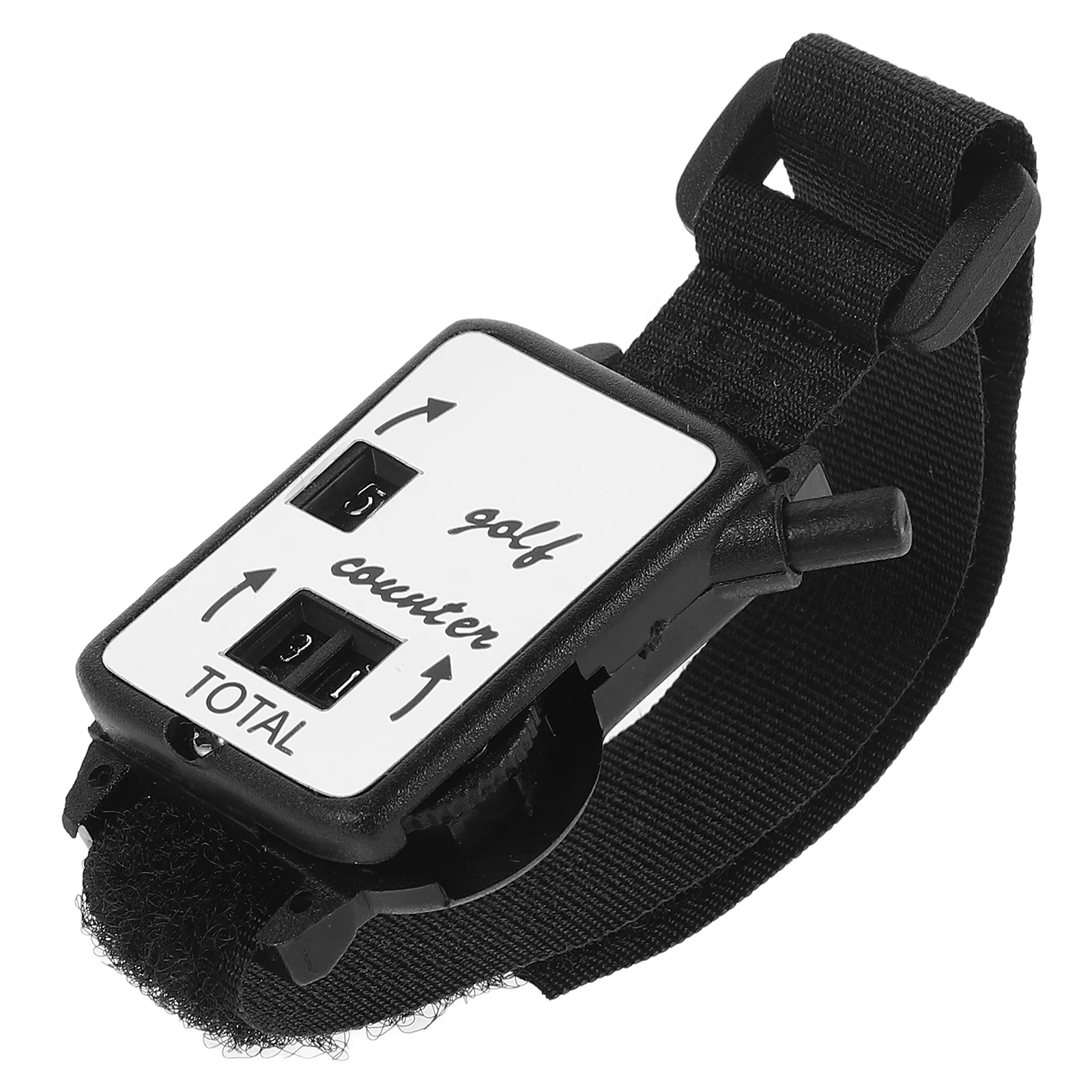 

Score Counter Watch Shaped Stroke Counter for Men Women Durable Plastic Golf Scoring Tool One Button Operation Golf Training