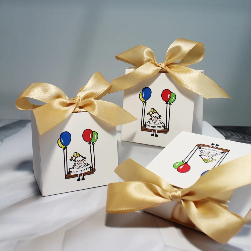 Balloon Sheep Style Eid Al-Adha Candy Box Sheep Eid Mubarak present bags Eid al-Fitr Muslim Islamic Ramadan Kareem welcome favor