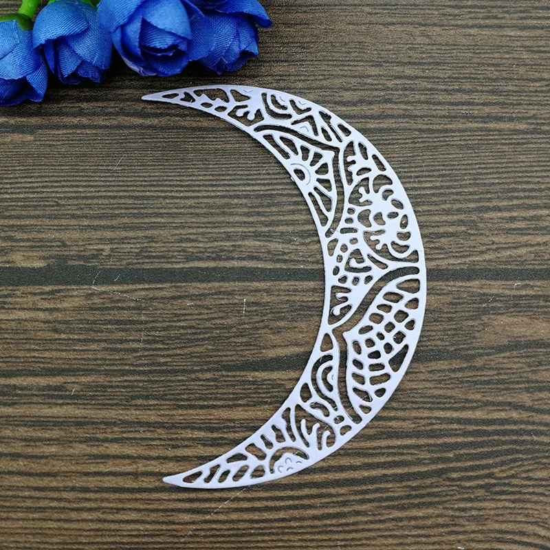 Moon lace out background Metal Die Cutting Dies Stencil Scrapbooking Photo Album Card Paper Embossing Craft DIY