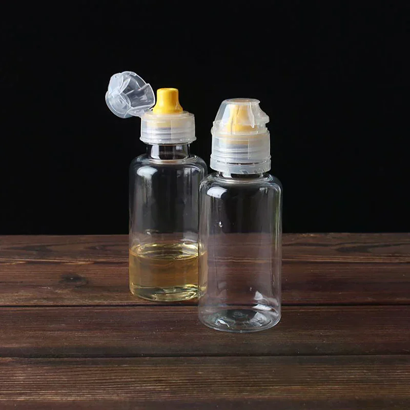 Transparent Non-Drip Honey Dispenser Honey Squeeze Bottle Vinegar Oil Syrup Bottle Pot Dispenser Kitchen Tool 95ml