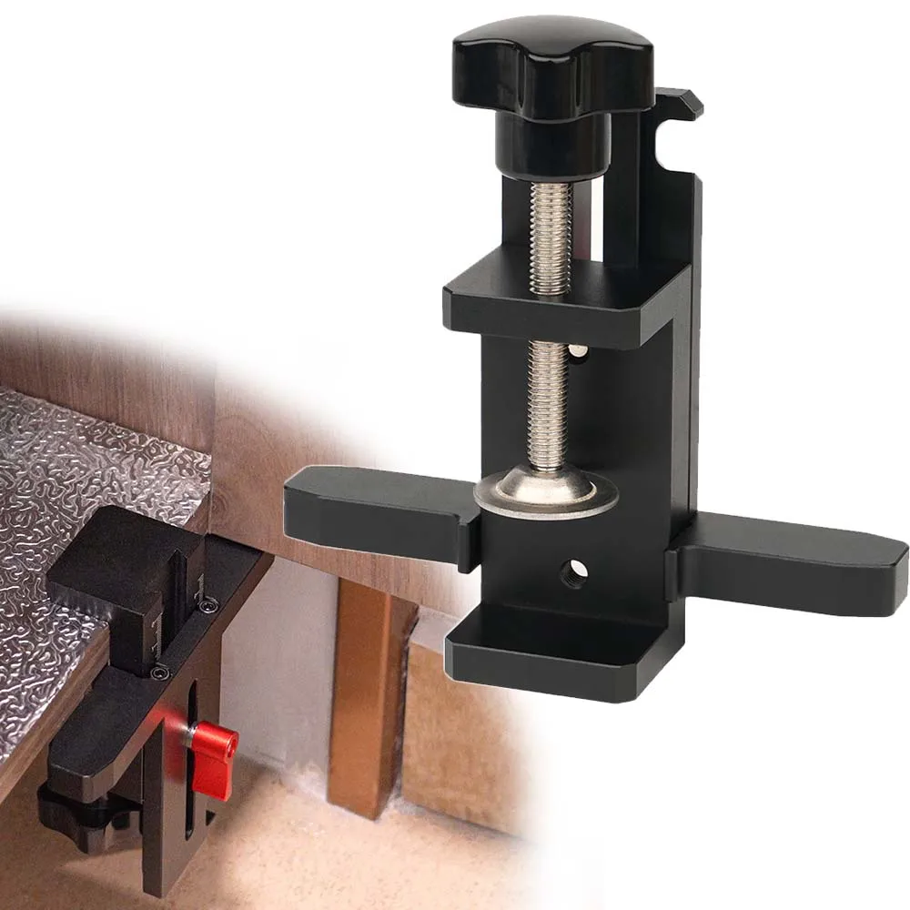 Cabinet Door Installation Tool CNC Aluminum Alloy Leveling Adjuster Mounting Jig For Wardrobe Furniture Alignment Helper