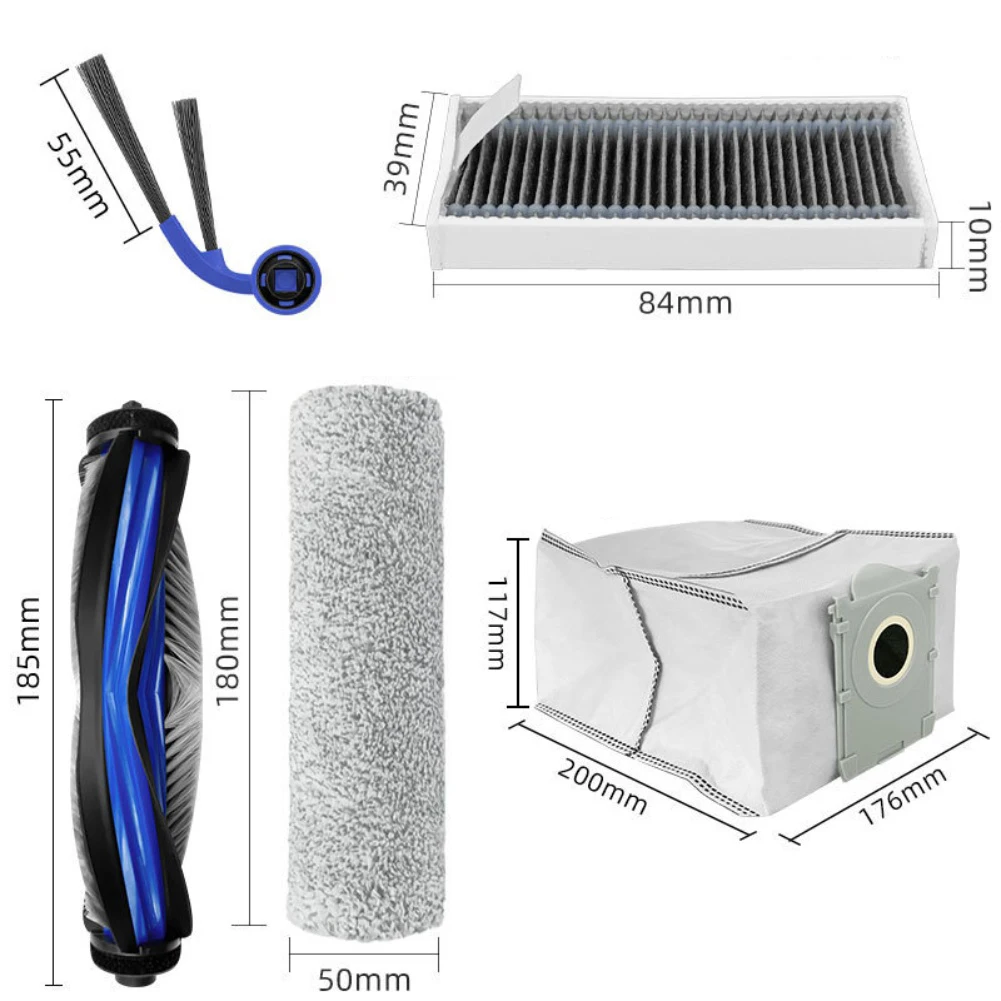 

Main Brush Filter Mop Wipe Dust Bag Kit For DEEBOT T80 For OMNI Vacuum Cleaner Household Appliance Cleaning Accessories